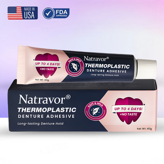 🔥LIMITED SPECIAL OFFER🔥 NATRAVOR® Thermoplastic Denture Adhesive - All Day Secure