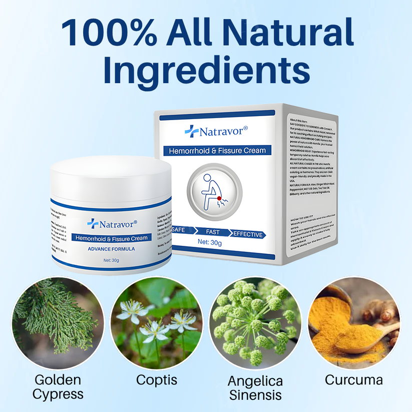New Year Sale| NATRAVOR® Hemorrhoid & Fissure Cream